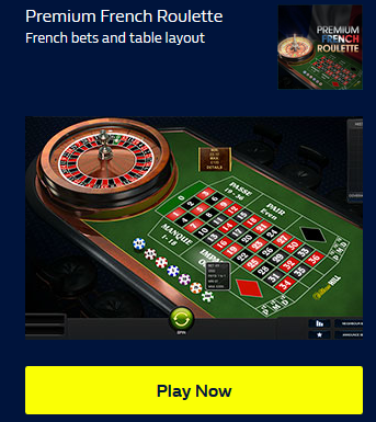 Premium French Roulette at William Hill Casino