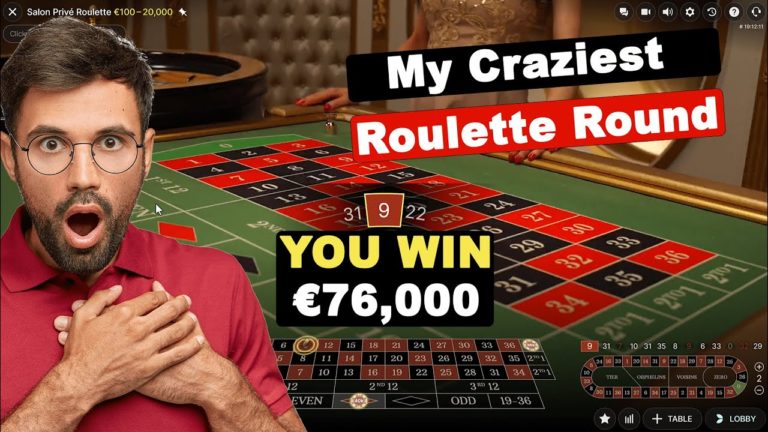 €70,000 Bets! My Craziest Roulette Round Ever! – Roulette Game Videos